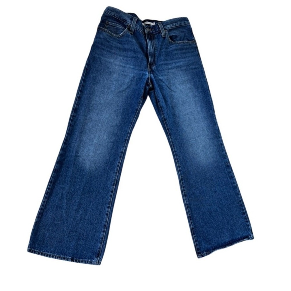 Levis 94 Baggy Bootcut Jeans Womens 28x29 Blue Medium Wash Denim